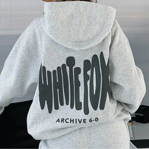 White Fox Boutique Gray Hoodie